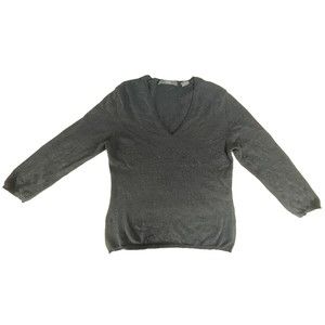 Folio New York Women's 100% Cashmere 3/4 Sleeve Pullover Sweater Size Medium